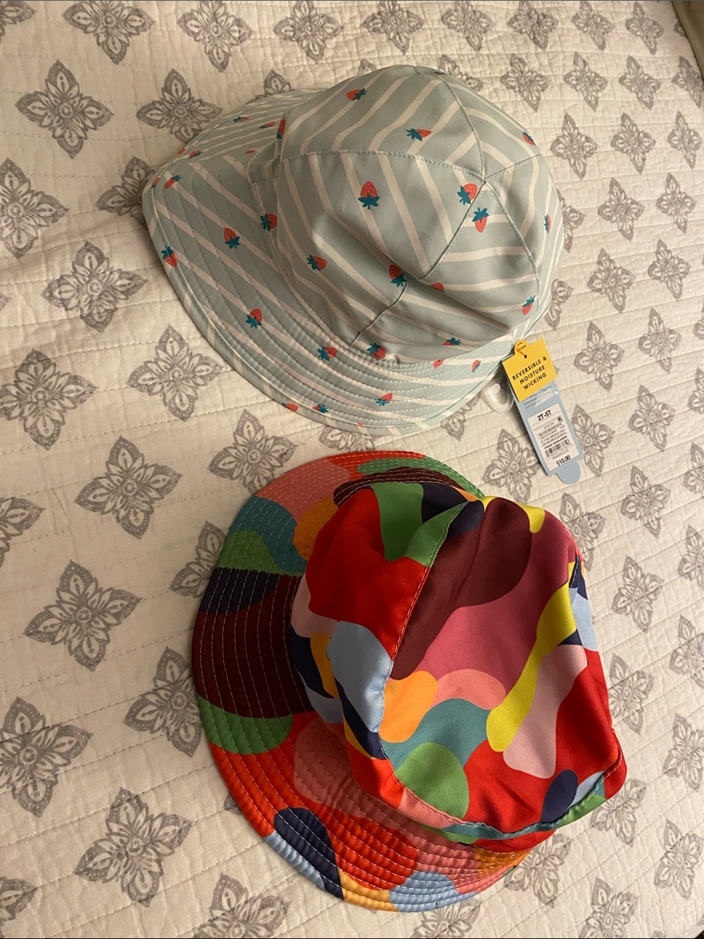 Target Multicolor Kids Bucket Hat with Strawberries